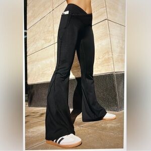 Fabletics Crossover Flare Leggings (SHORT INSEAM)